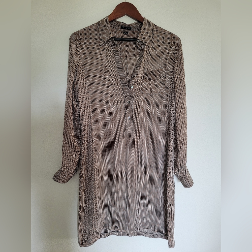 Theory Silk Shirtdress
